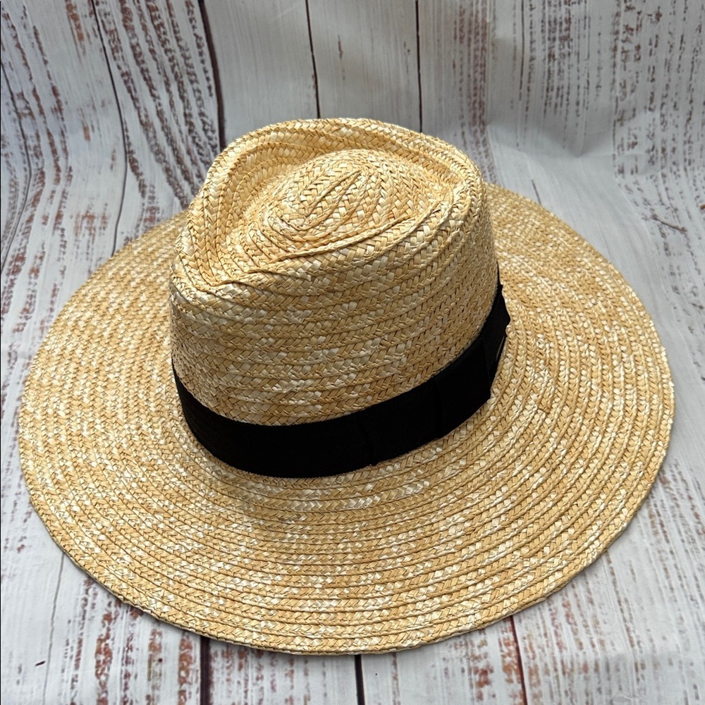 Brixton Joanne Honey Straw Hat NWT